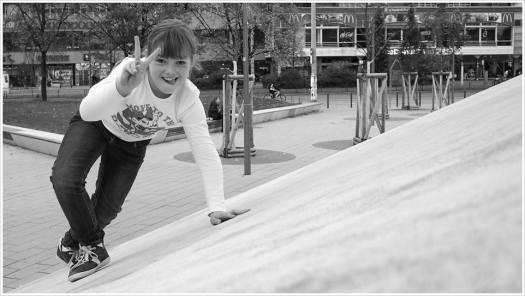 Der Anstieg beginnt mit dem Victory-Zeichen - Foto: h|b