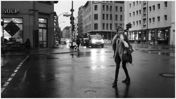 Strassenszene in Berlin Mitte