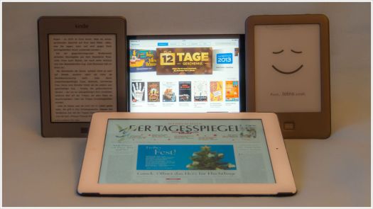 Bücher und Zeitschriften ohne Papier - Foto: h|b