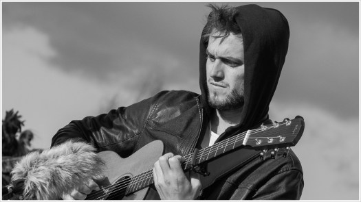 Ryan Keen, Singer/Songwriter aus UK beim Videodreh - Foto: h|b