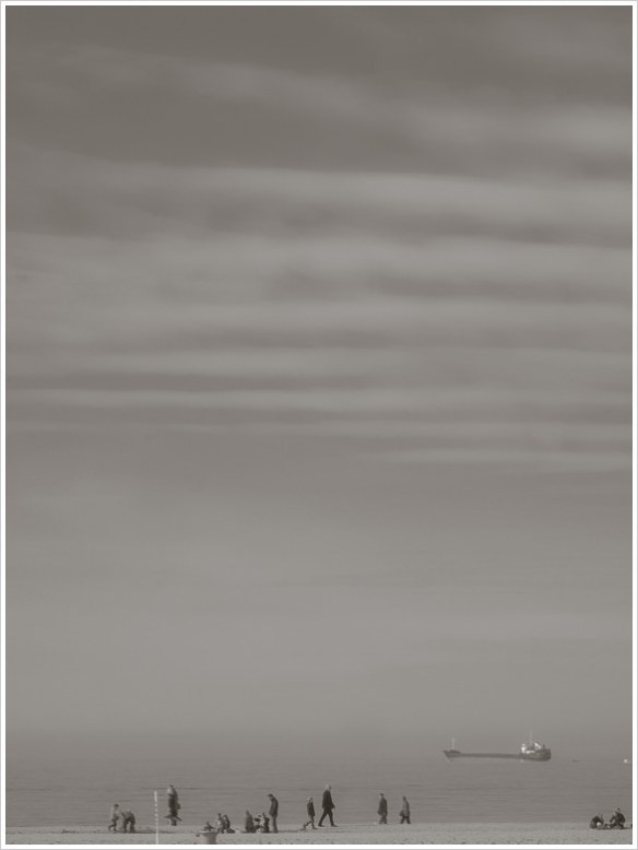 Ungewohntes Strandbild - Foto: h|b