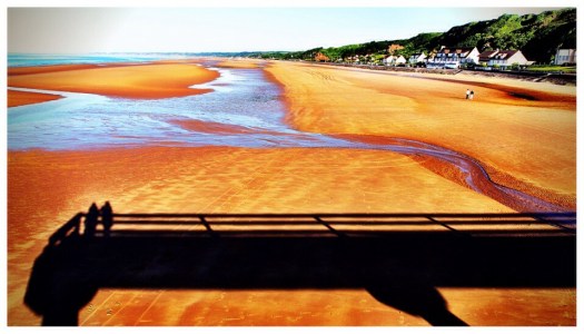 Omaha Beach in der Abendsonne
