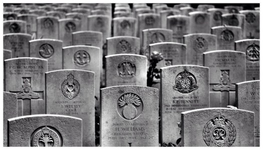Britischer Soldatenfriedhof in der Normandie