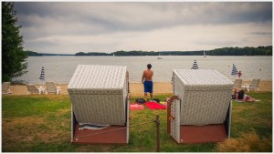 Strandkörbe am Strandbad in Bad Saarow