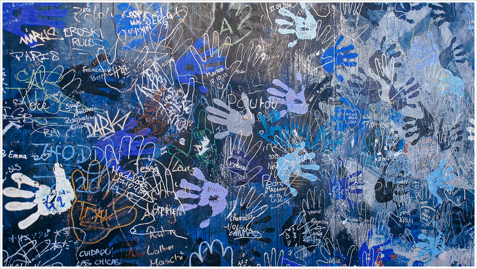 Kunstwerk der East Side Gallery