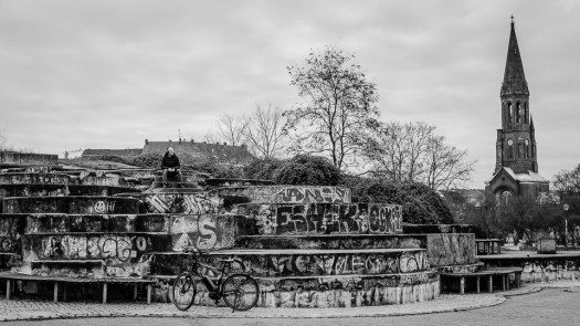 Reste des Pamukkale Brunnen im Görlitzer Park