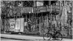 Baumhaus an der Mauer