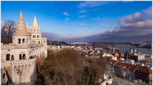 Fischerbastei mit Blick auf die Donau