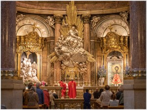 Gottesdienst in der Basílica del Pilar