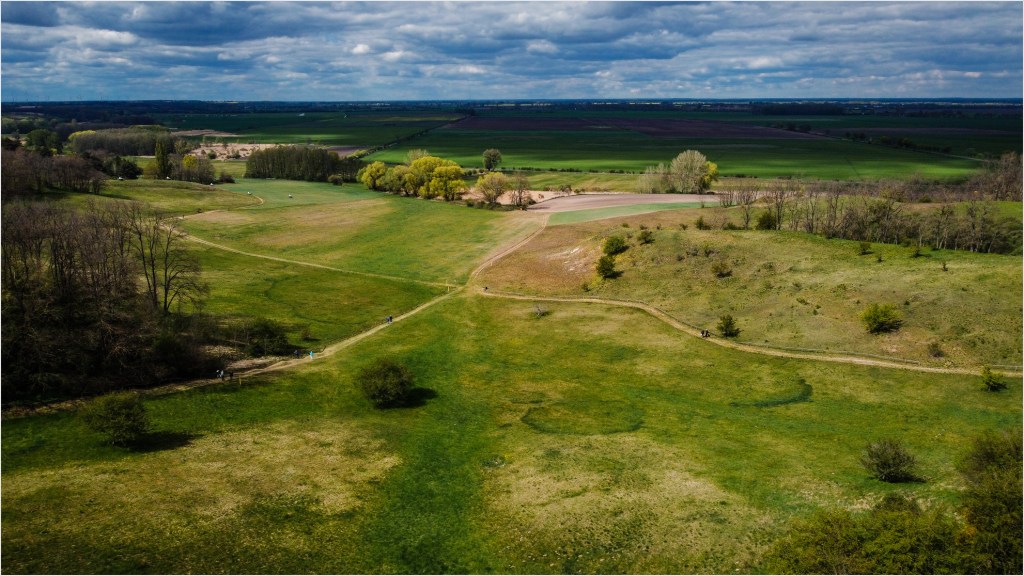 Die Oderhänge bei Mallnow in Brandenburg