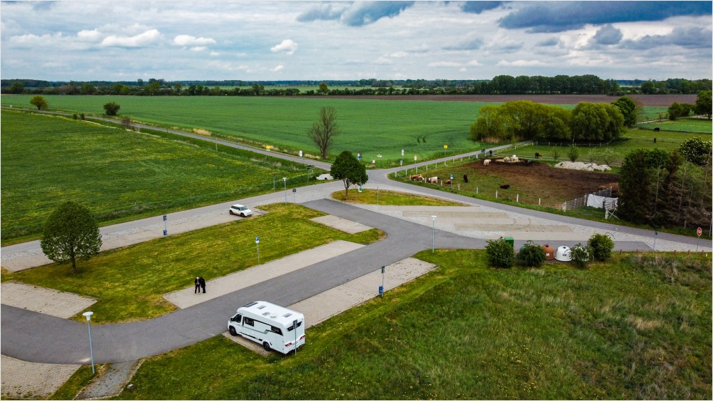 Der Stellplatz in Ribbeck im Havelland