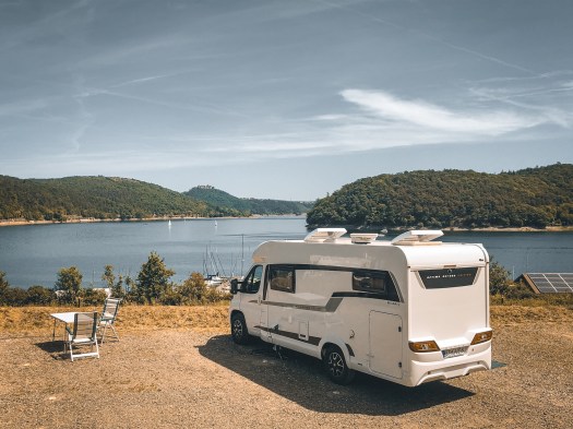 Wohnmobilstellplatz mit Aussicht