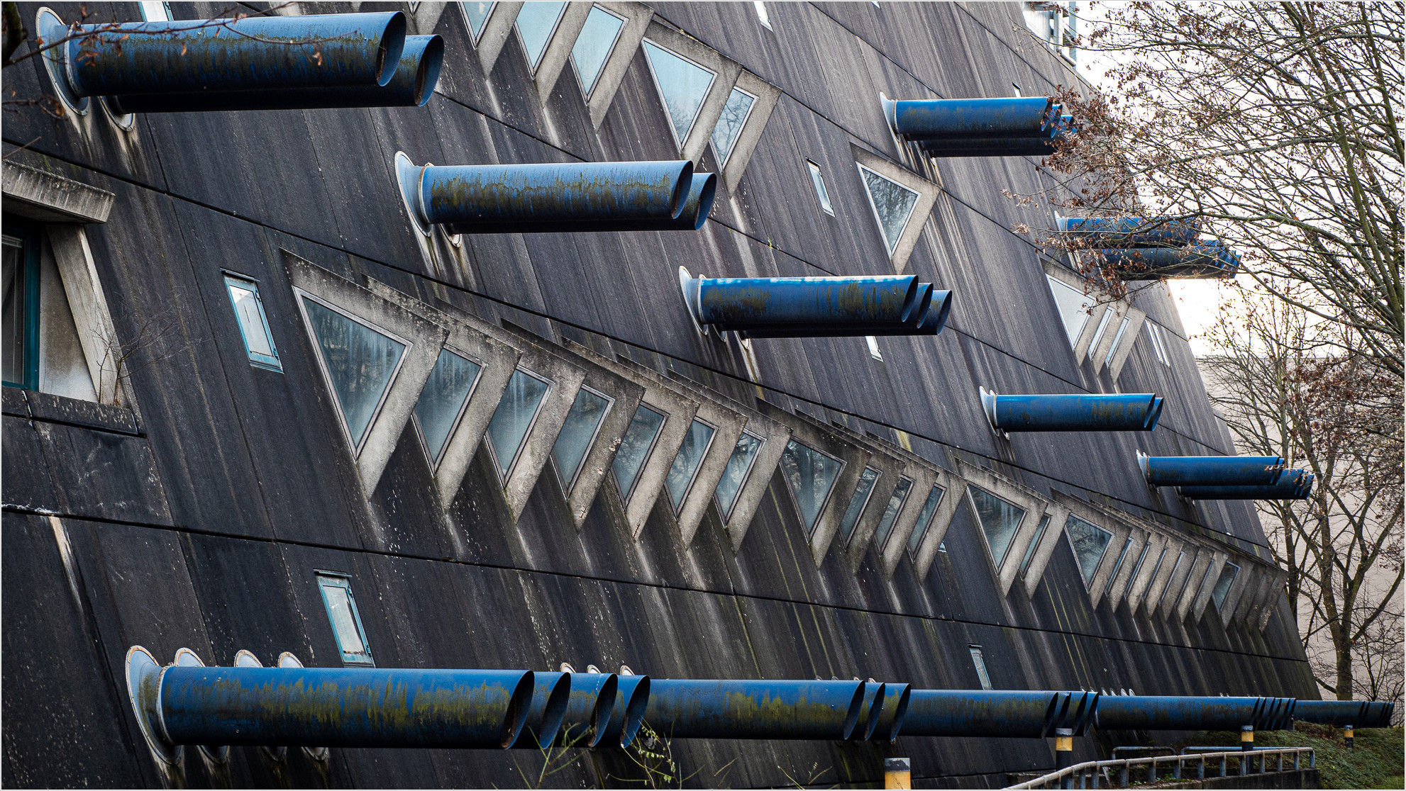Wand des Mäusebunker in Berlin