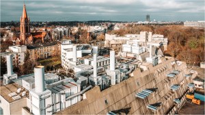 Mäusebunker in Berlin von oben
