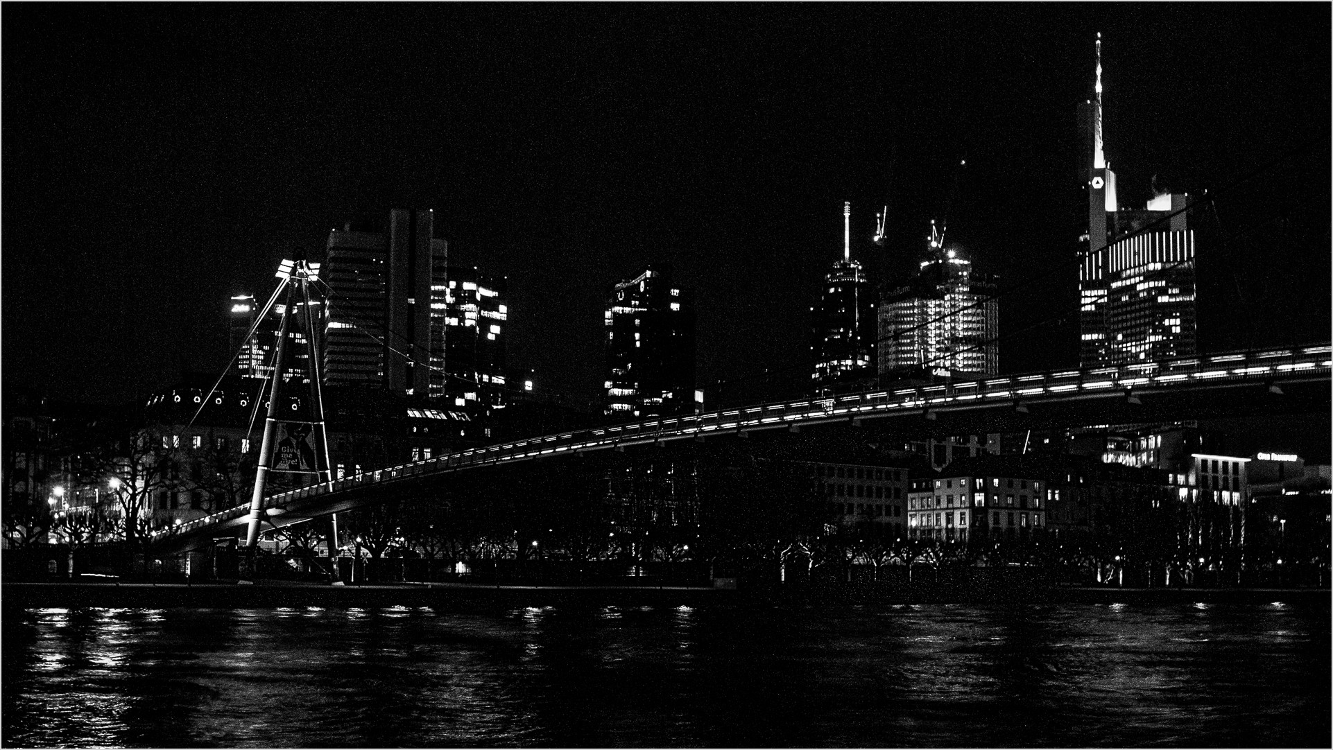 Skyline schwarzweiss