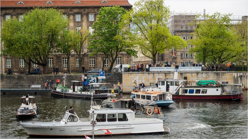 Oldtimerboote auf der Spree
