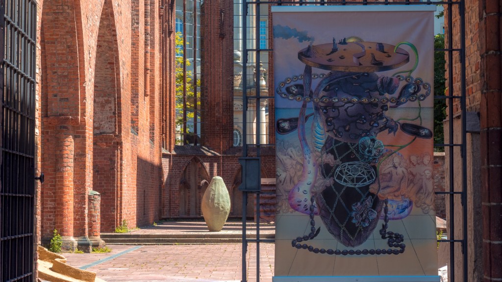 Eingang zur Ruine der Klosterkirche in Berlin