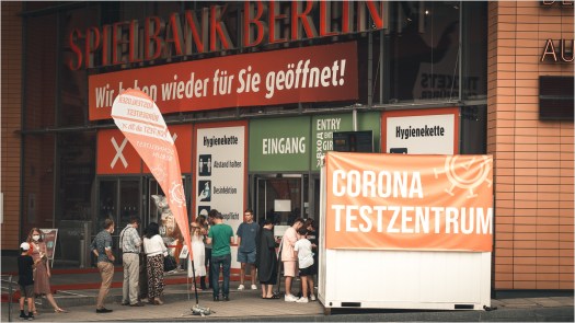 Corona-Testzentrum Potsdamer Platz