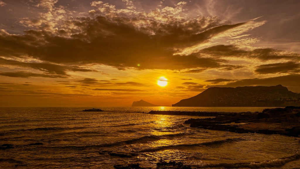 Sonnenuntergang in Calpe