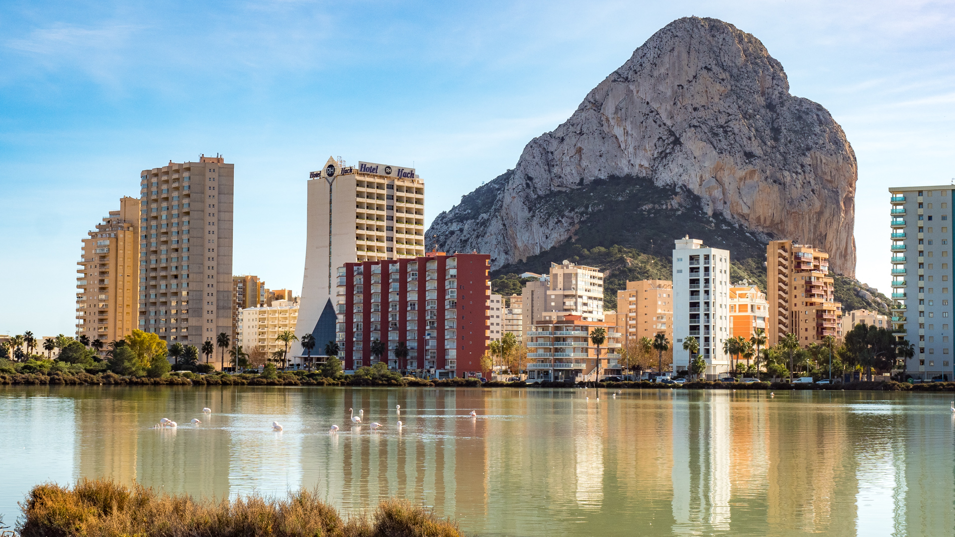 Salzsee in Calpe