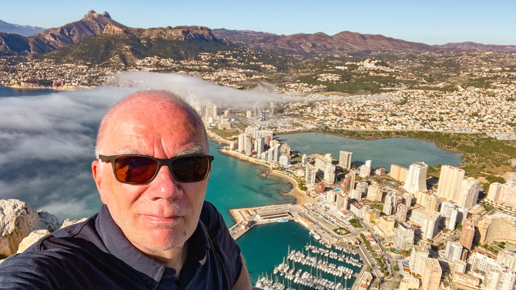 Calpe vom Gipfel des Penyal d’Ifac