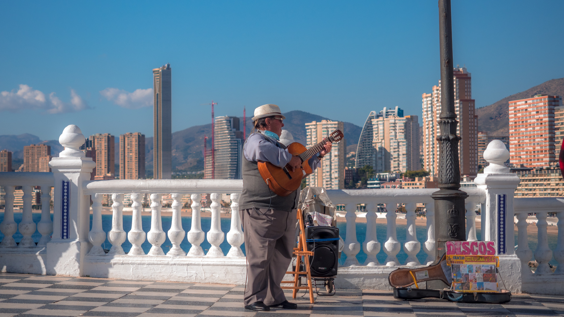 Musikant in Benidorm