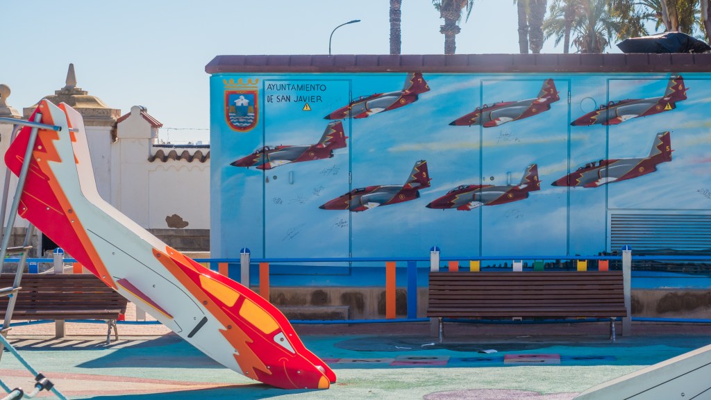 Spielplatz it Flugzeugen