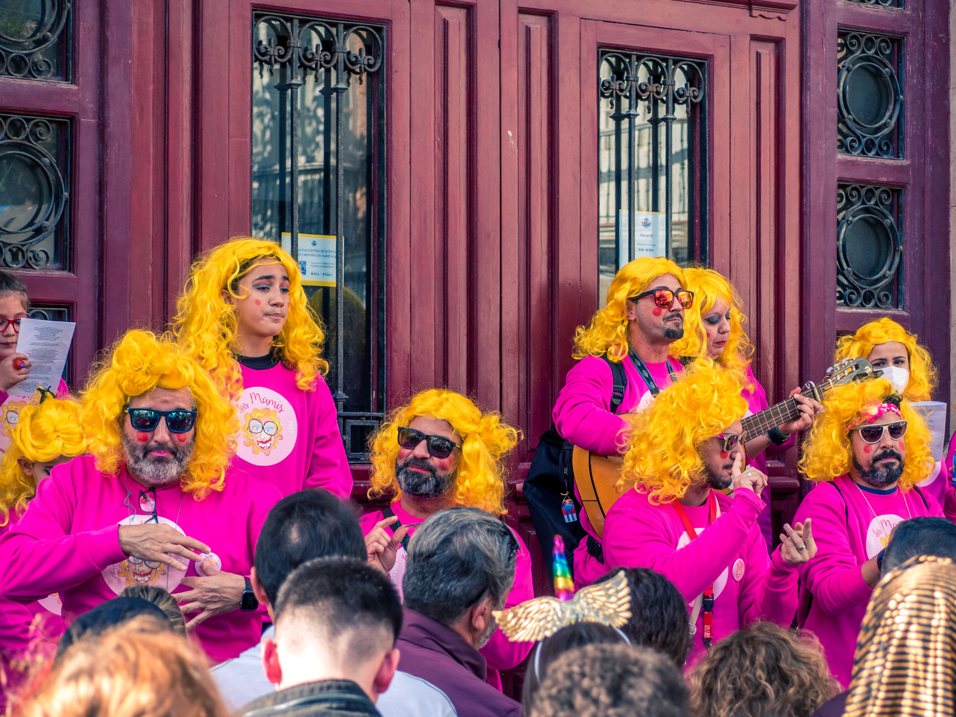 Faschingsband in Cadiz