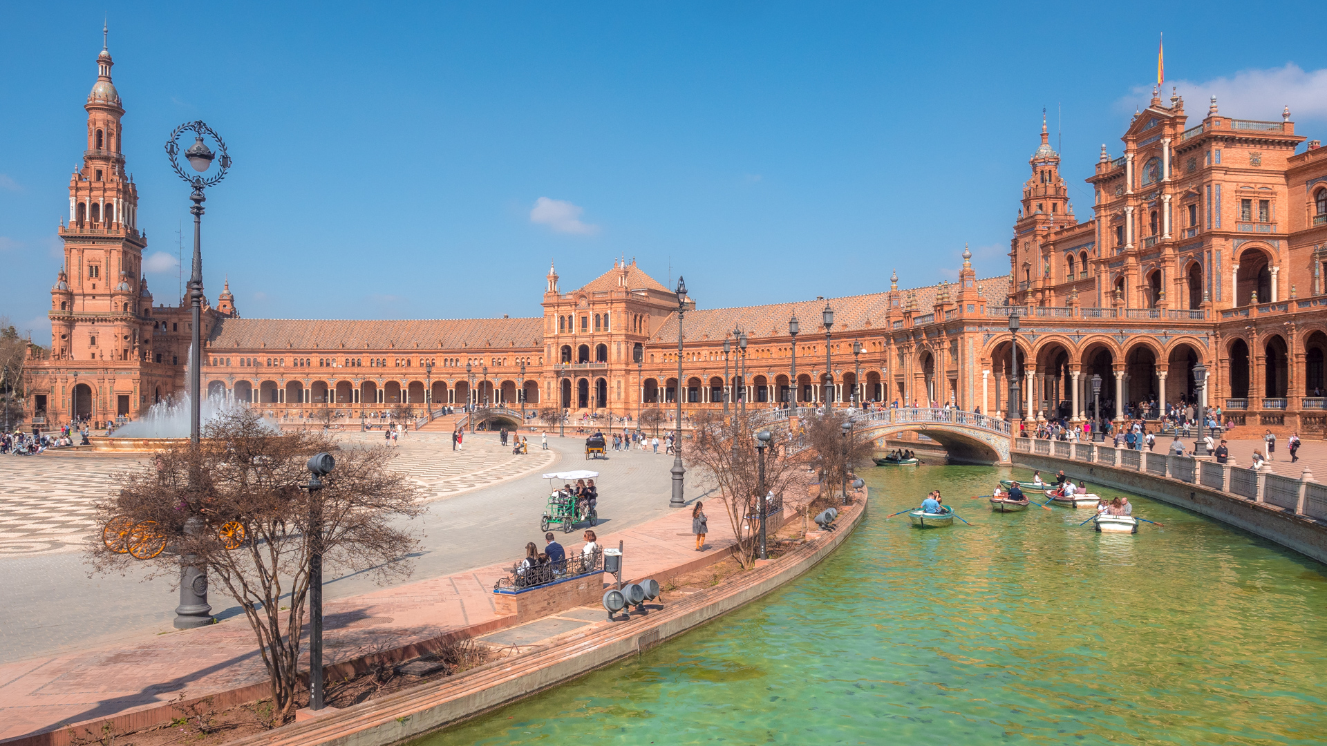 Der Plaza España in Sevilla