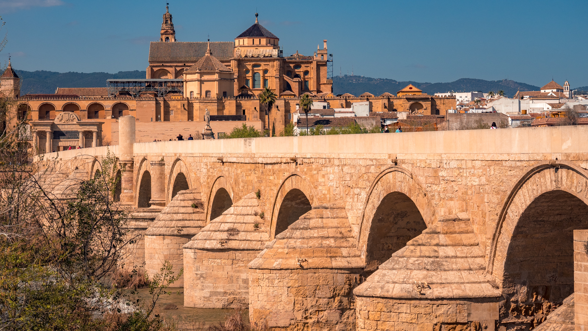Die römische Brücke in Cordoba
