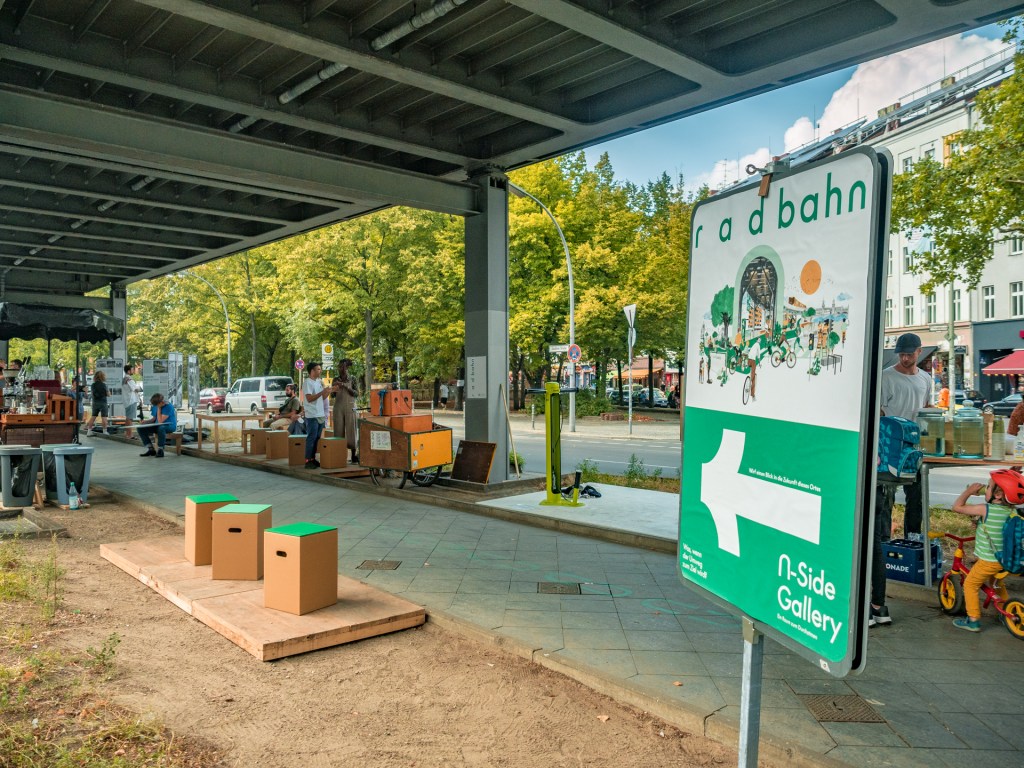 Ein Abschnitt der zukünftigen Radbahn
