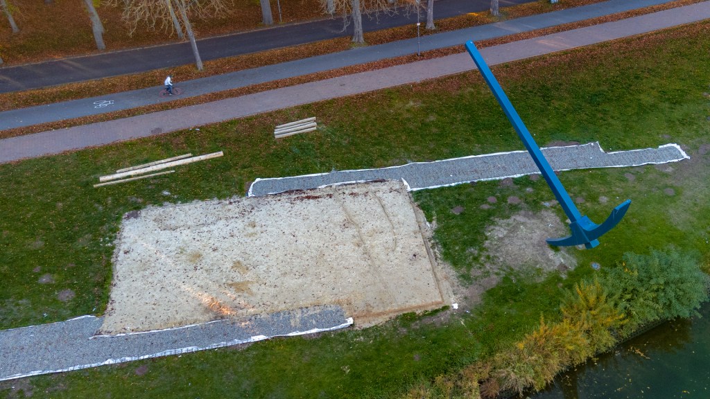 Spitzhacke in der Kasseler Aue