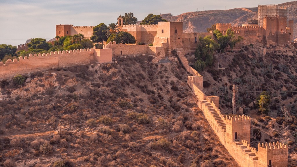Alcazaba vom Cerro de San Cristóbal aus gesehen