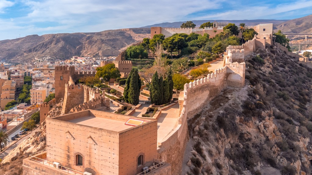 Gartenanlage des Alcazaba