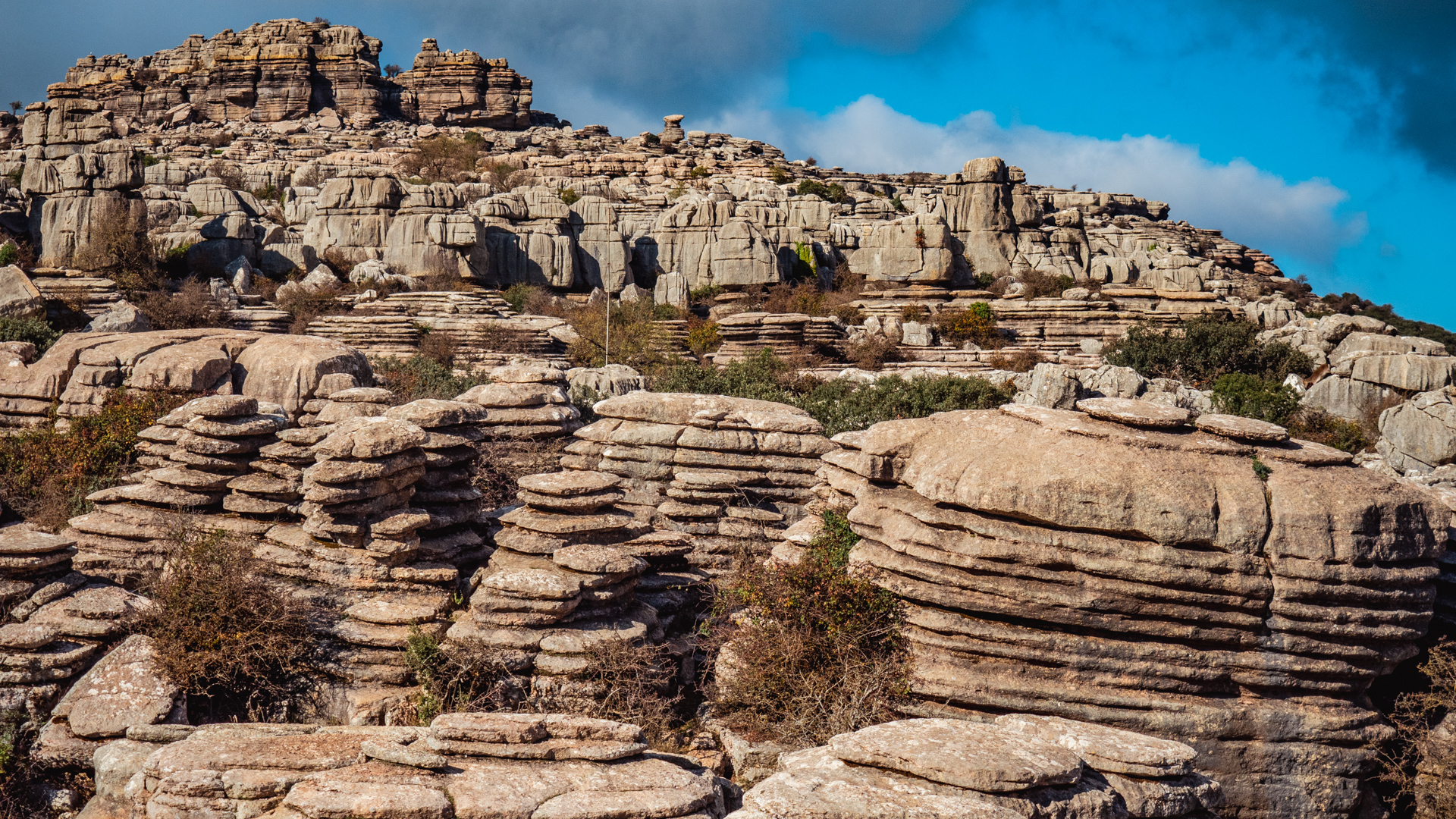 Steinformationen im Naturschutzgebiet El Torcal