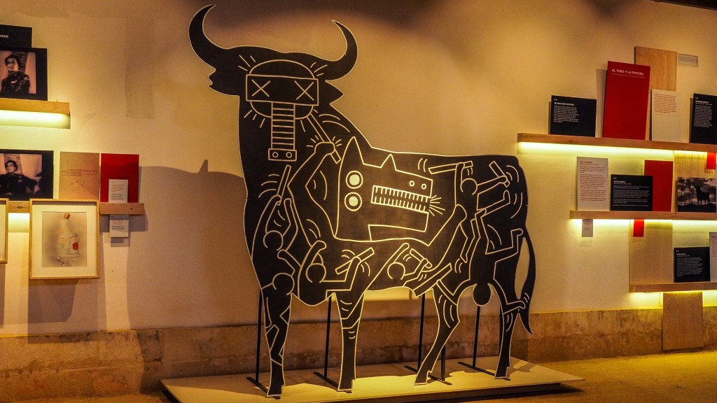 Osbornestier von Keith Haring bemalt