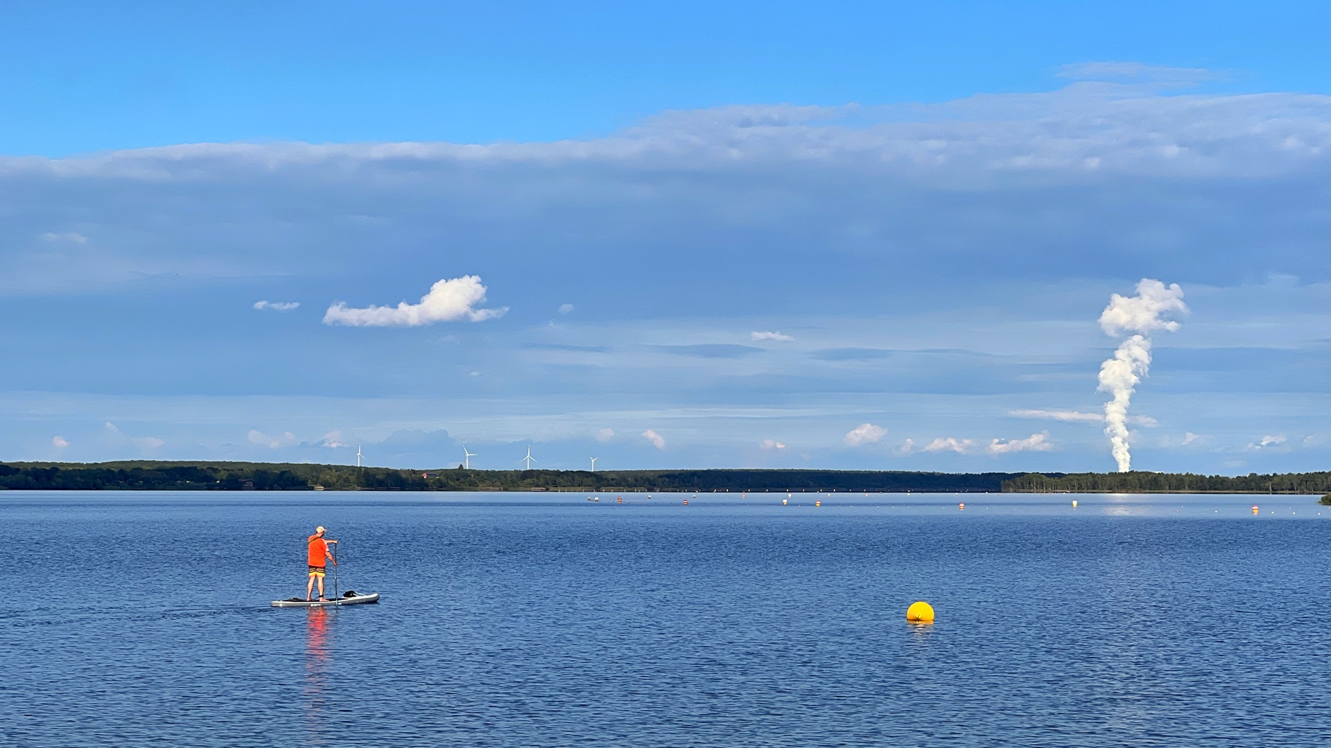 SUP auf Senftenberger See