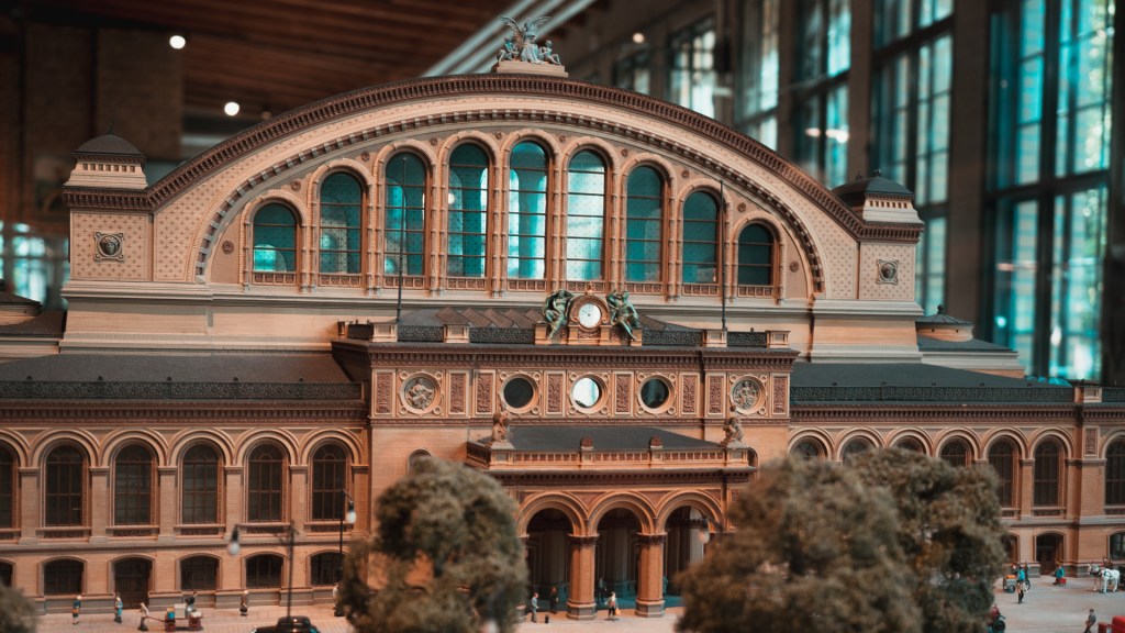 Modell des Anhalter Bahnhofs im Technikmuseum Berlin