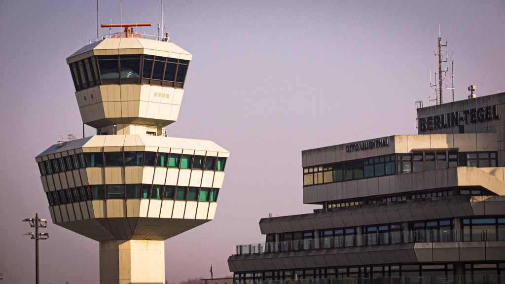 Der Tower des ehemaligen Flughafens Tegel