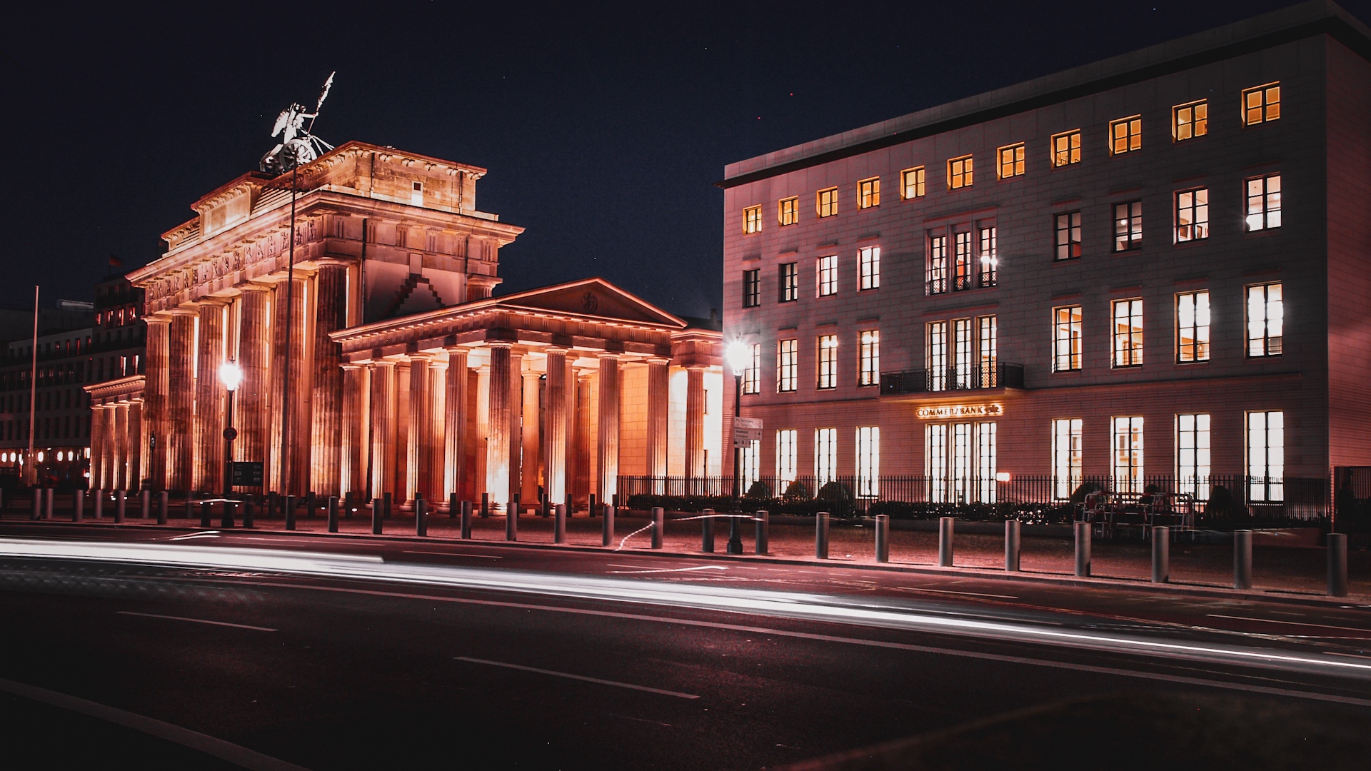Abendstimmung am Brandenburger Tor