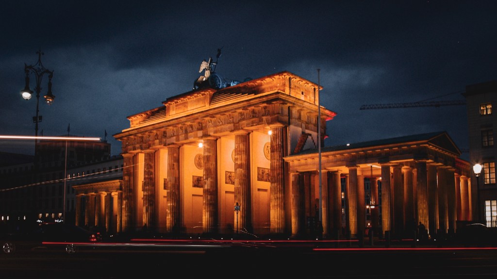 Abendstimmung am Brandenburger Tor