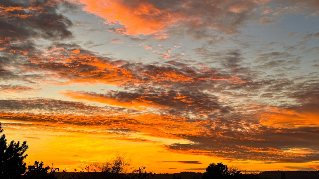 Abendrot in Überlingen