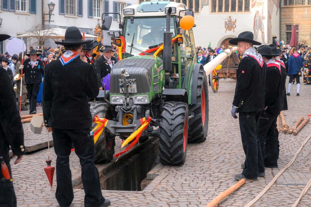 Der Narrenbaum 2024 in Überlingen
