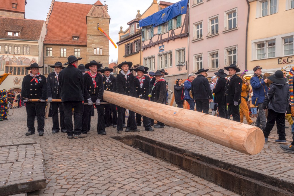 Der Narrenbaum 2024 in Überlingen