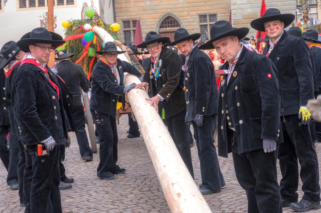 Der Narrenbaum 2024 in Überlingen