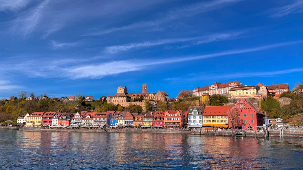 Ansicht von Meersburg von der Seeseite
