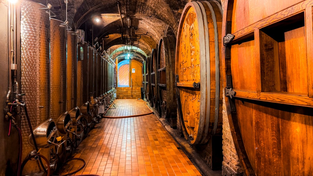 Weinkeller des Winzervereins Hagnau
