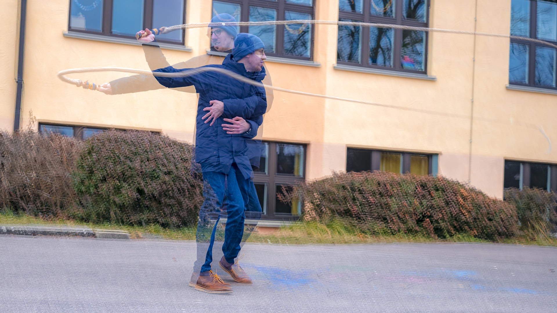 Doppelbelichtung beim Karbatschen