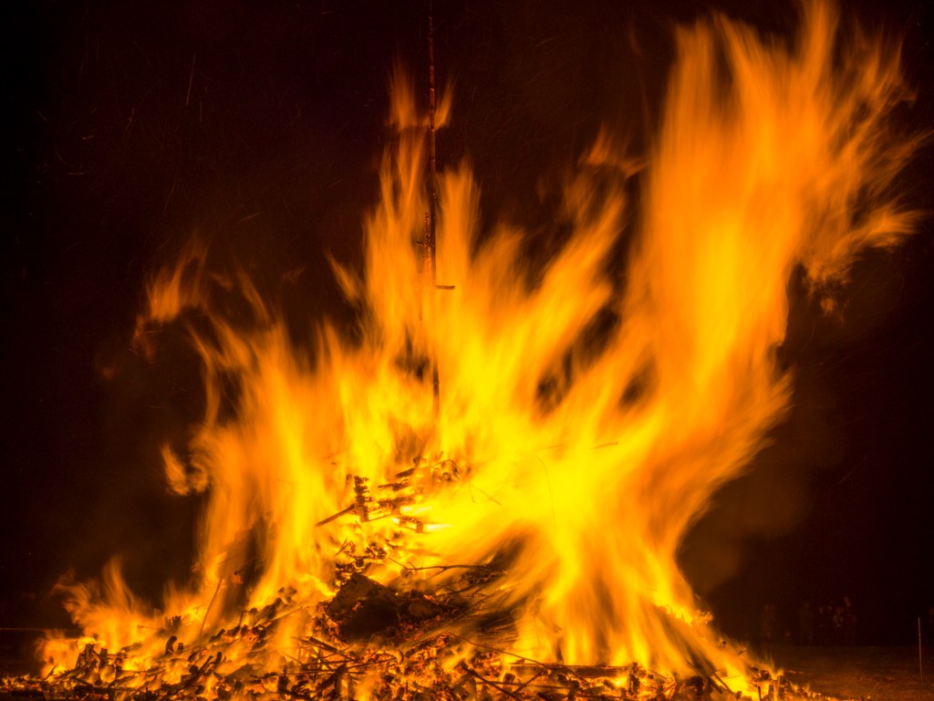 Ein Funkenfeuer am Bodensee