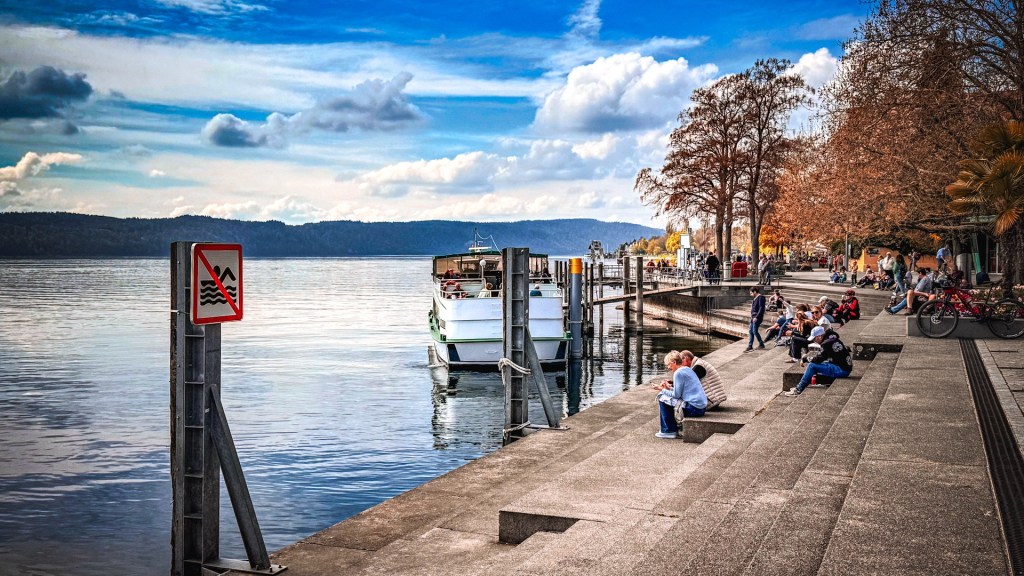 Der Überlinger Landungsplatz im April 2025